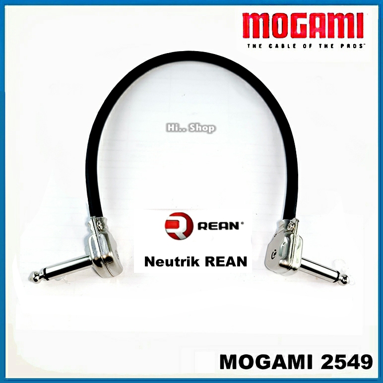 สายเอฟเฟกต์กีตาร์ (Patch Cables) ใช้สายMogami 2549  หัว Rean /Lidge/Jiasound
