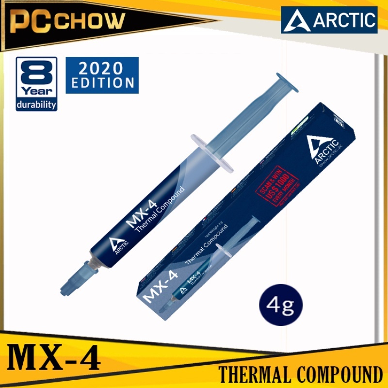 Arctic Heat Sink Silicone MX-6 Thermal Compound 4g/8g/20g MX-4 ครีมระบายความร้อนประสิทธิภาพสูง ปลอดภ