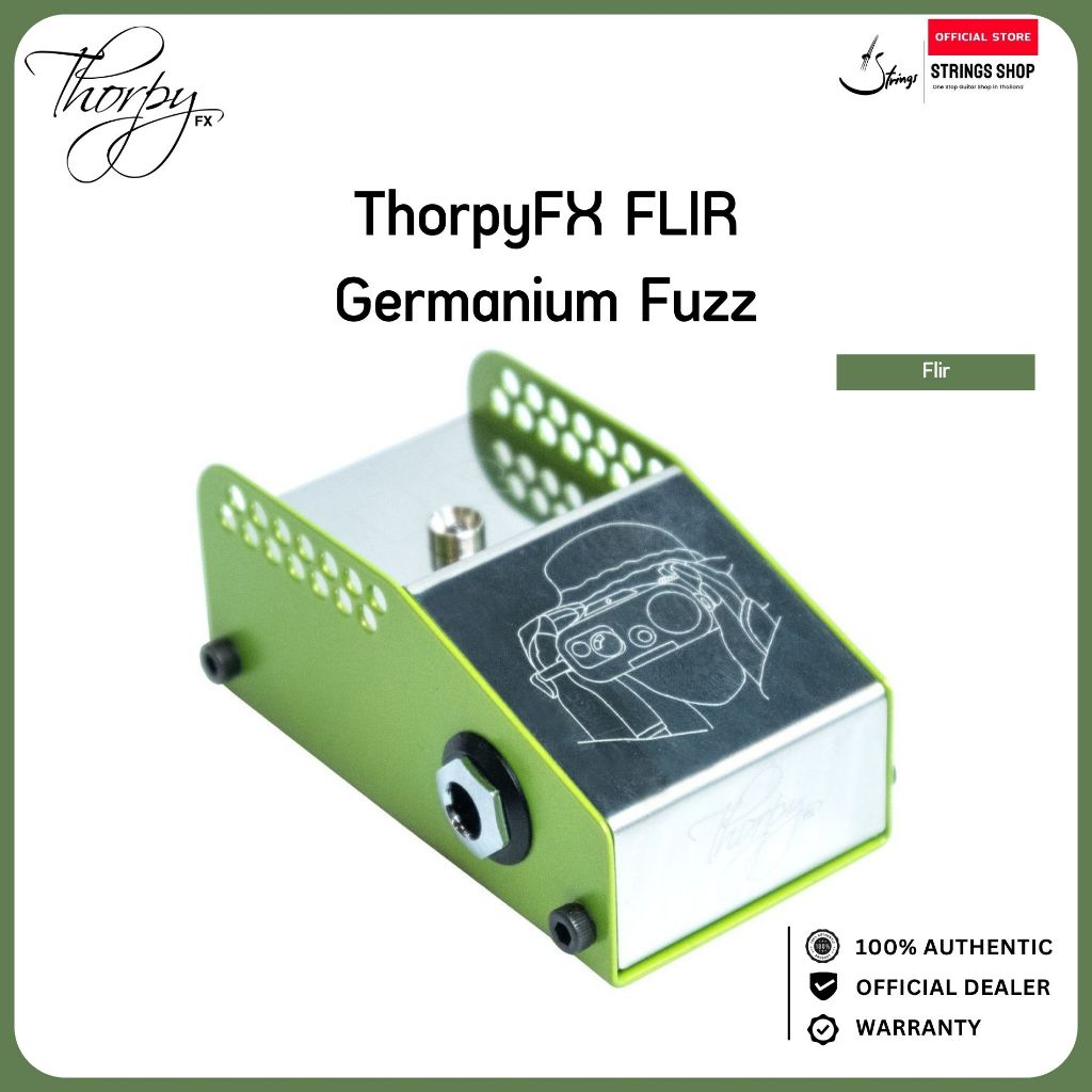 ThorpyFX FLIR – Germanium Fuzz Pedal เอฟเฟค Fuzz สำหรับกีตาร์