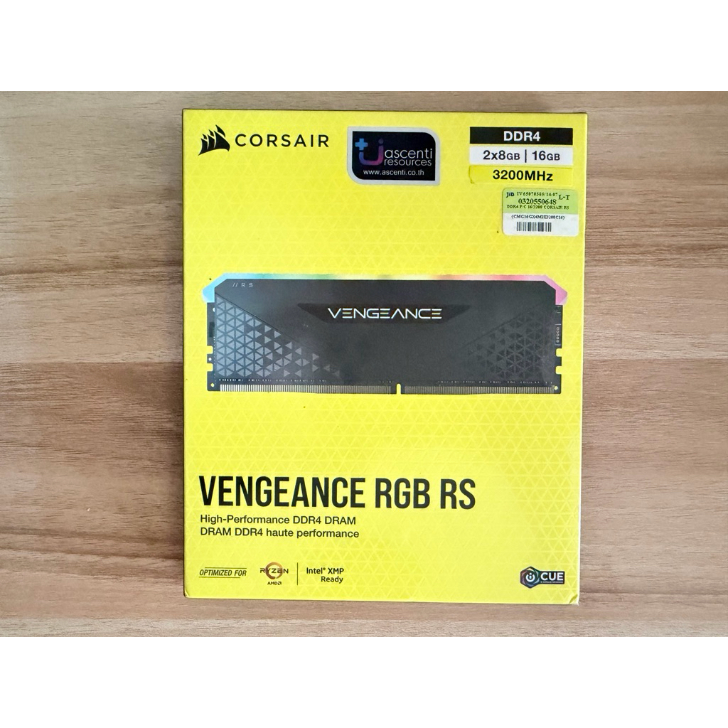 Corsair vengeance rgb rs 16g 8x2 bus 3200 ddr4