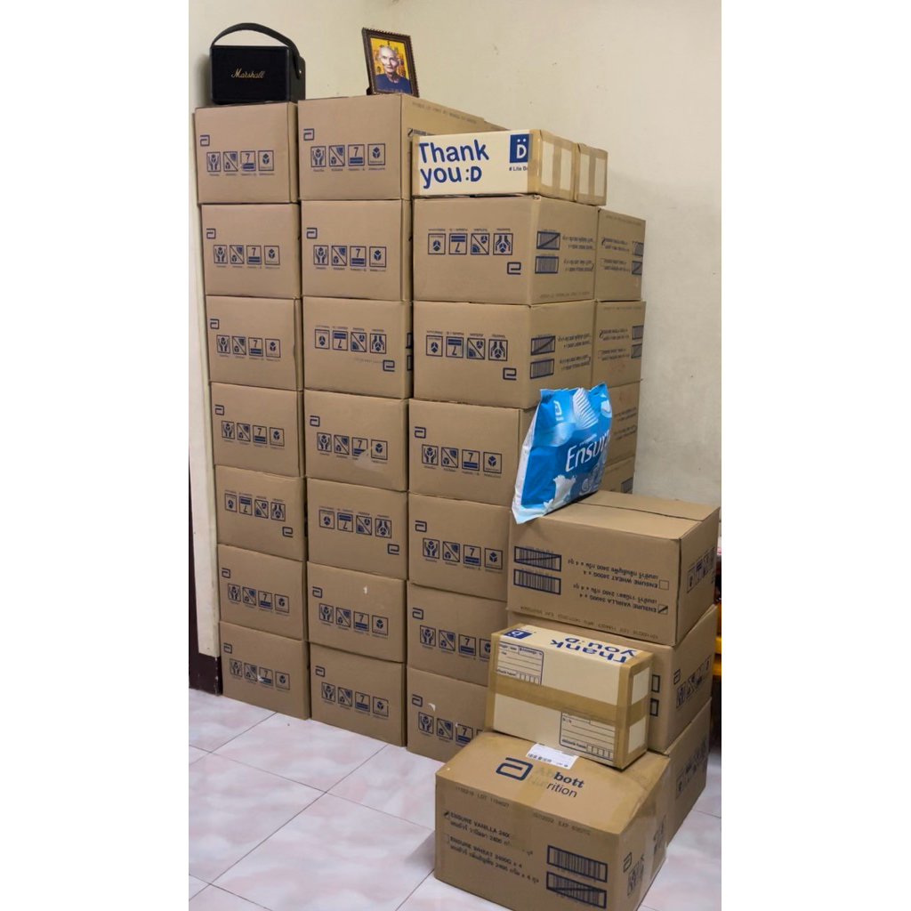 พร้อมส่ง ensure เอนชัวร์ กลิ่น วานิลา (แบบซอง,ถุงเติม) ชนิดผง ขนาด 2400 กรัม