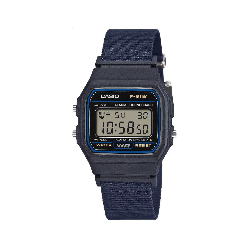 Casio นาฬิกาข้อมือ Unisex รุ่น F-91WF-2ADF Casual Watch Quartz