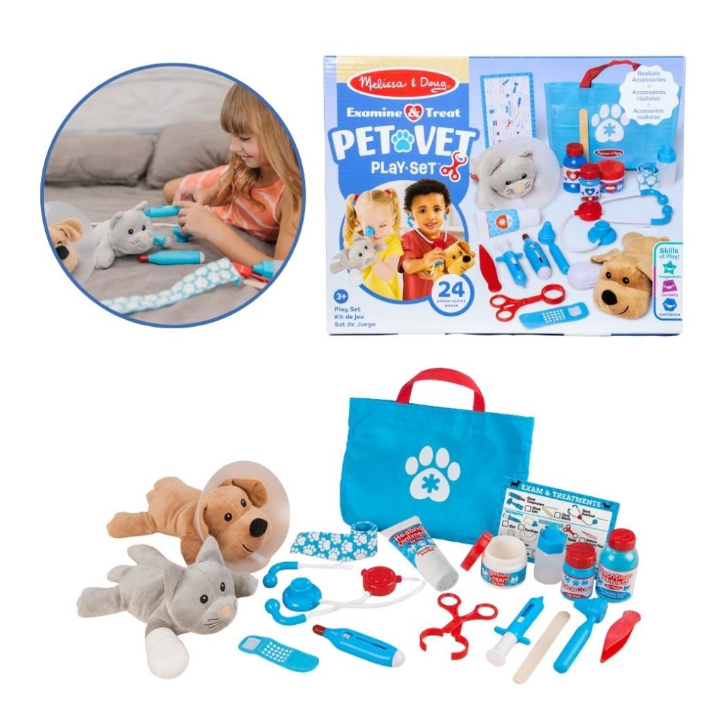 Melissa & Doug طقم طبيب بيطري للأطفال