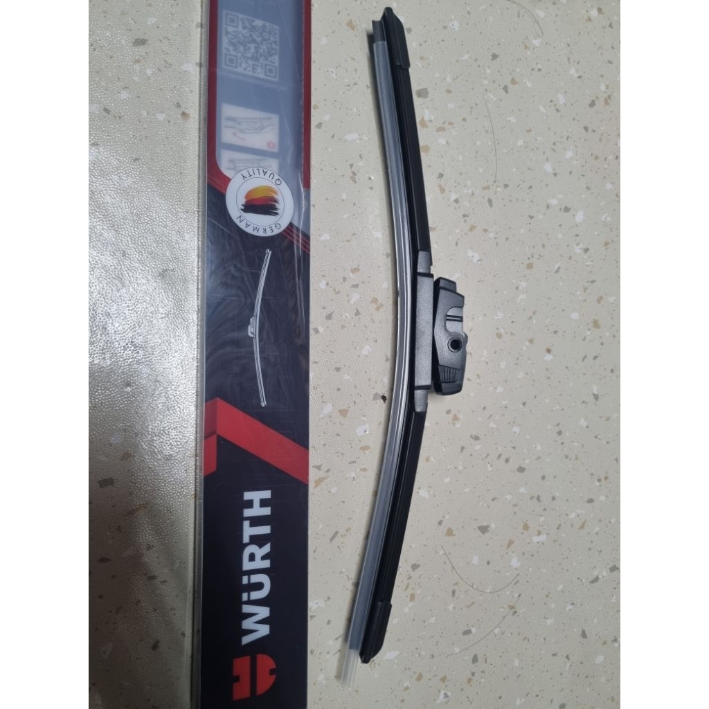 WURTH ใบปัดน้ำฝน รุ่นโครงซิลิโคน Flat Blade 14" , 24"