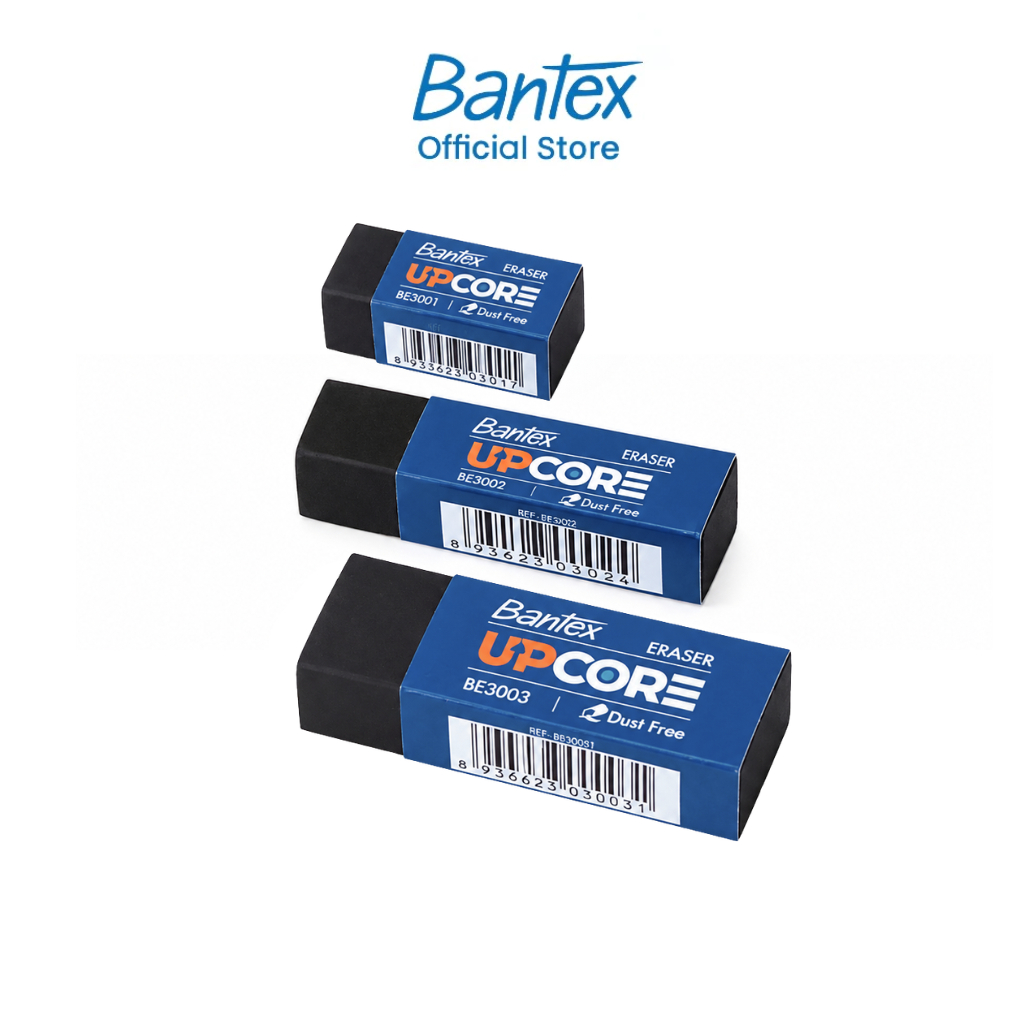 Bantex ยางลบ ยางลบไร้ฝุ่น ลบคำผิด เหมาะสำหรับงานลบรายละเอียด พรีเมียม ไม่ทิ้งคราบ ใช้งานสะดวก Eraser
