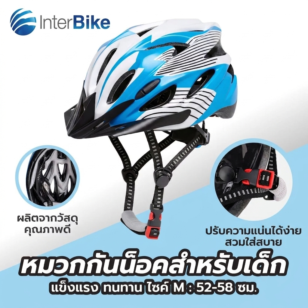 หมวกกันน็อคเด็ก รุ่น XTREME ผลิตจากวัสดุคุณภาพ สันสดใส สวมใส่สำหรับเล่นสเก็ต สกู๊ตเตอร์ หรือจักรยาน