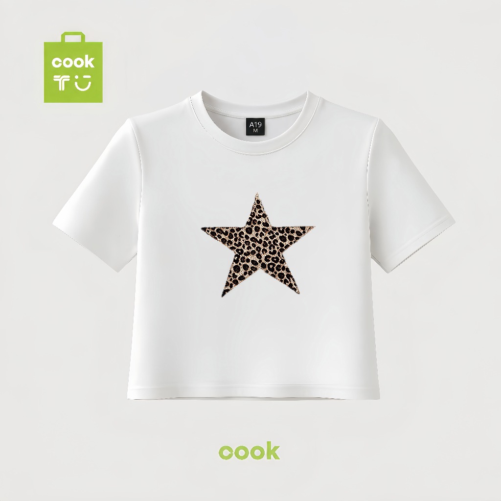 「งานเกรดพรีเมียม งานเกรด A」เสื้อยืดคอกลมผู้หญิง เสื้อ ผญ แฟชั่น เสื้อยืดแขนสั้นผู้หญิง คอตตอนแท้ ระบายอากาศดี #55