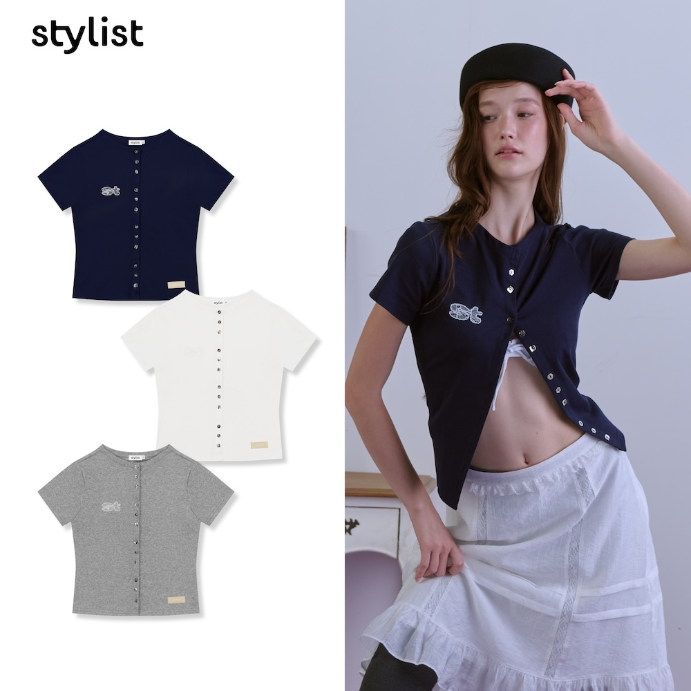 STYLIST - Polo Eve 007 เสื้อโปโลกระดุมทรงสวย