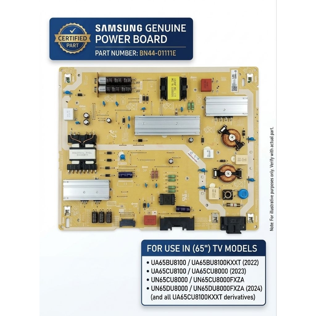 ​พาร์ทเบอร์ (Part Number): BN44-01111E บอร์ดทีวี Samsung 65 นิ้วมือสอง เหมือนใหม่