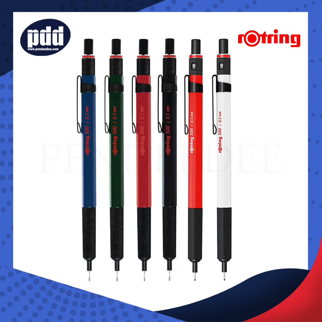 ดินสอกด Rotring 500 Series 0.5 ดินสอกดรอตติ้งขนาด 0.5 ดินสอเขียนแบบ Rotring 500 Mechanical Pencil พร้อมกล่องปากกา