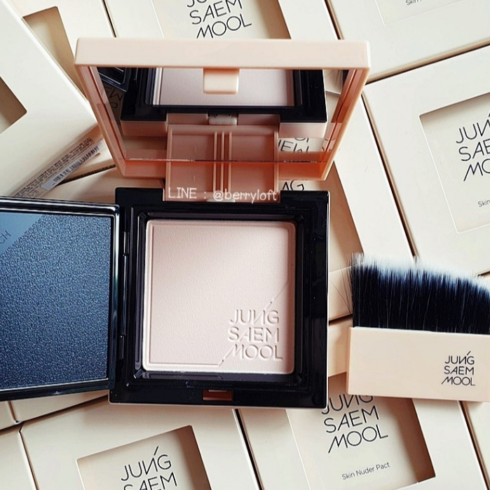 Jung Saem Mool Skin Nuder Pact มาพร้อมแปรง