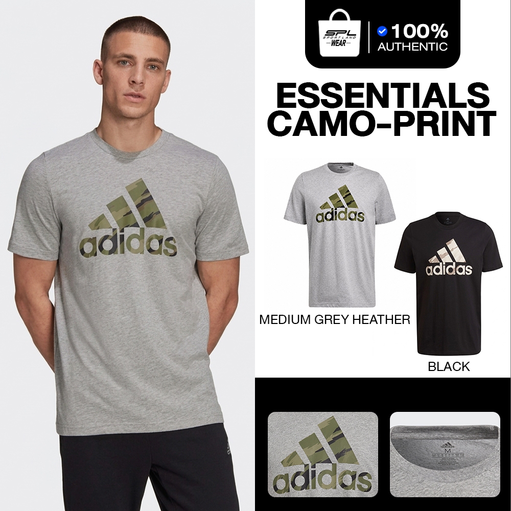 Adidas Collection อาดิดาส เสื้อยืด เสื้อคอกลม M ESS Single Jersey Camo TEE HE1876 / HE4376 (900)