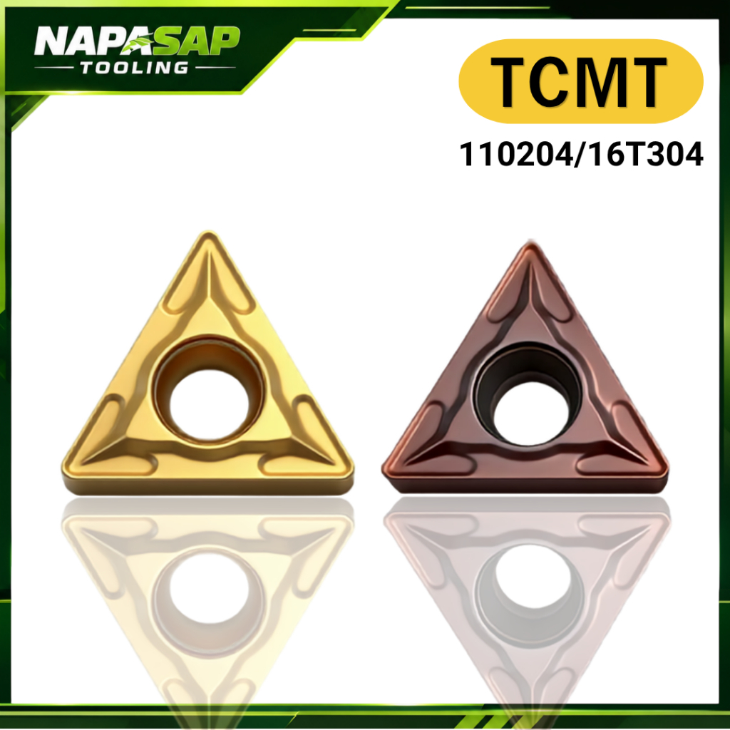TCMT110204 TCMT16T304 เม็ดมีด insert T11 T16หน้าเดียว