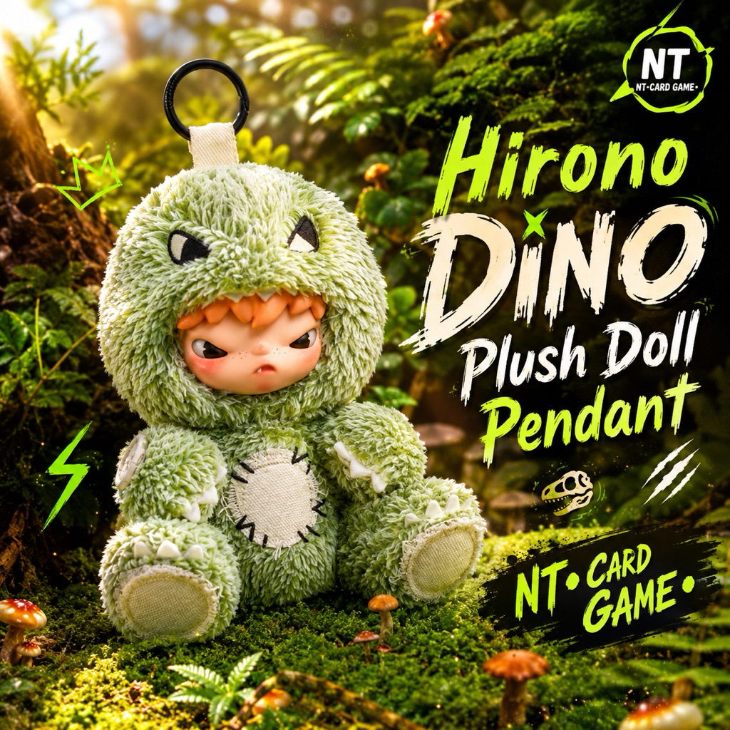 [ พร้อมส่งจากช็อปไทย🇹🇭] Hirono Dino Plush Doll Pendant