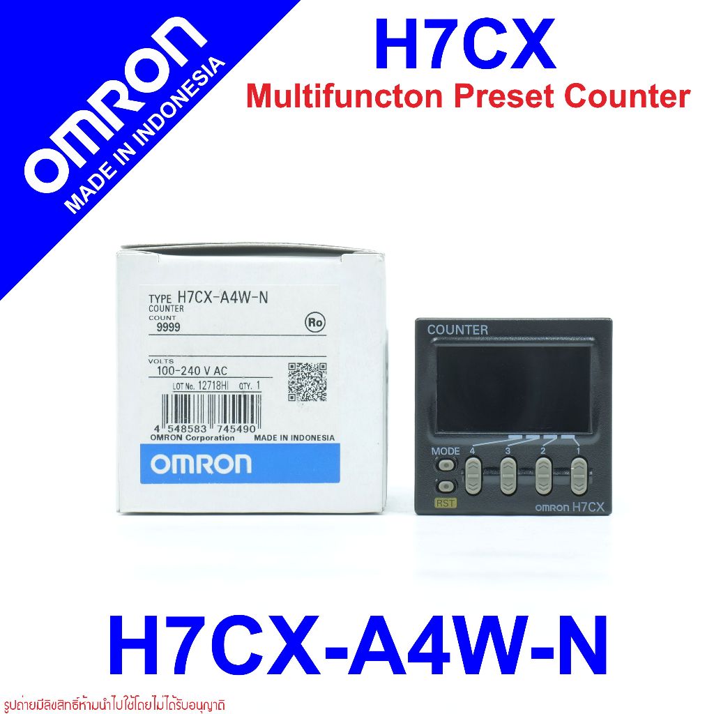 H7CX-A4W-N OMRON Counter OMRON H7CX-A4W-N OMRON Counter H7CX-A4W-N Multifunction Preset Counter