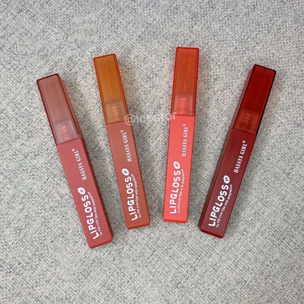 JH-3844 HASAYA GIRL ลิปกลอส ให้สีสันชัดเจน พร้อมเพิ่มความโดดเด่นให้ริมฝีปาก
