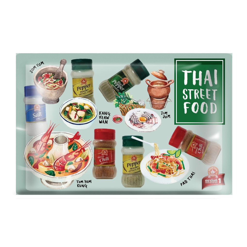 ง่วนสูน ชุดไทยแลนด์ทราเวลไกด์ : ชุดอาหารไทย Thailand Travel Guide : Thai Street Food [ โปรดอ่านขนาดก่อนสั่งซื้อ ]