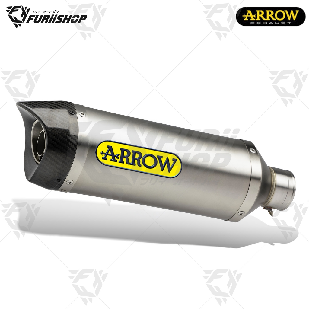 ท่อสูตร/ท่อแต่ง/ท่อไอเสีย Arrow Titanium (ออกล่าง+ออกบน) : for Yamaha YZF-R7 2021-2024