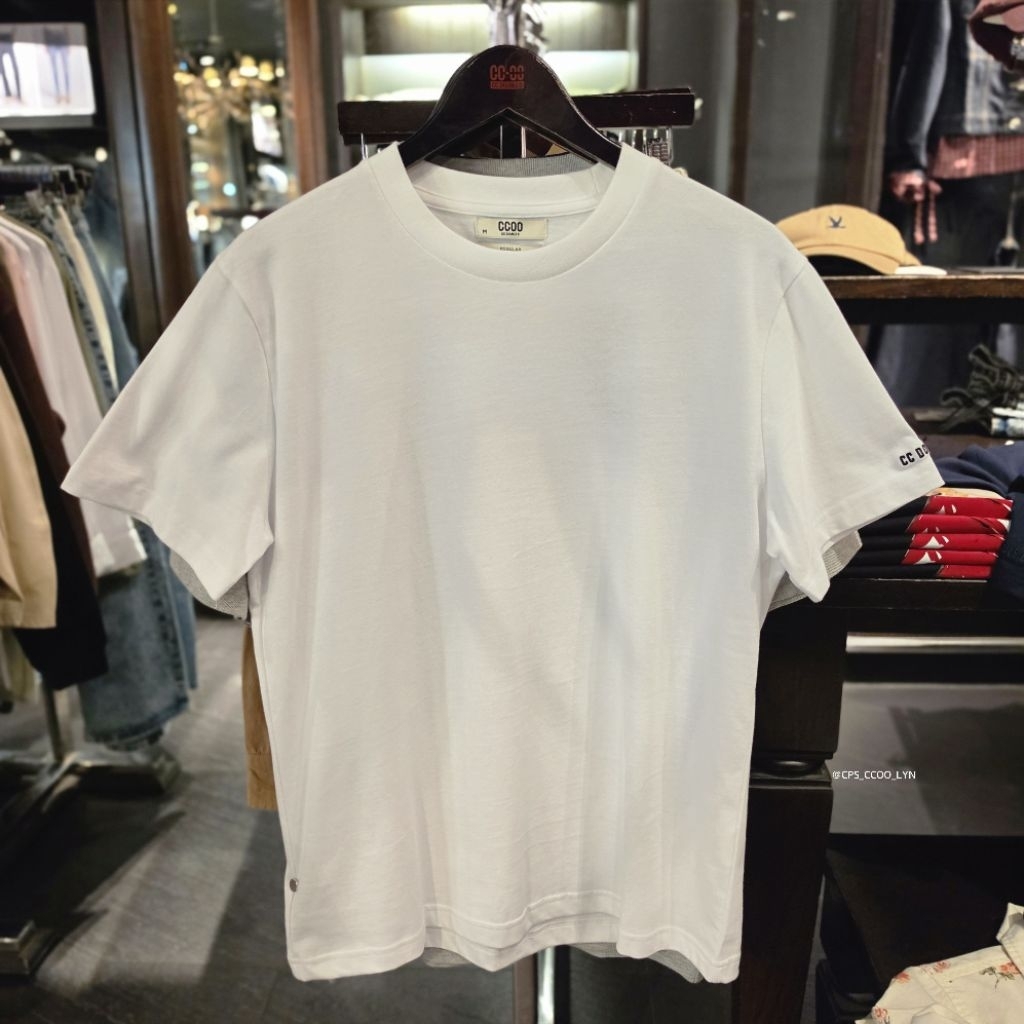 🛍 เสื้อยืด CC DOUBLE O CCOO ผู้ชาย คอลใหม่ล่าสุด ของแท้💯% จัดส่งพร้อมถุงShop