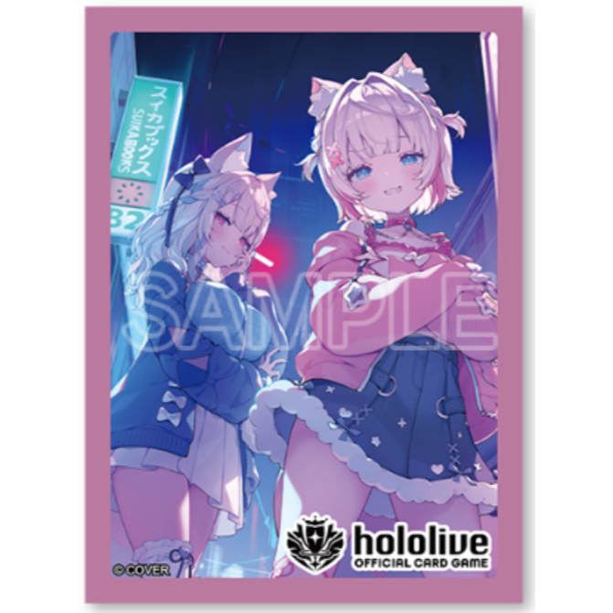 hololive OFFICIAL CARD GAME Official holoca Sleeve FUWAMOCO V.2 (55 ซอง)