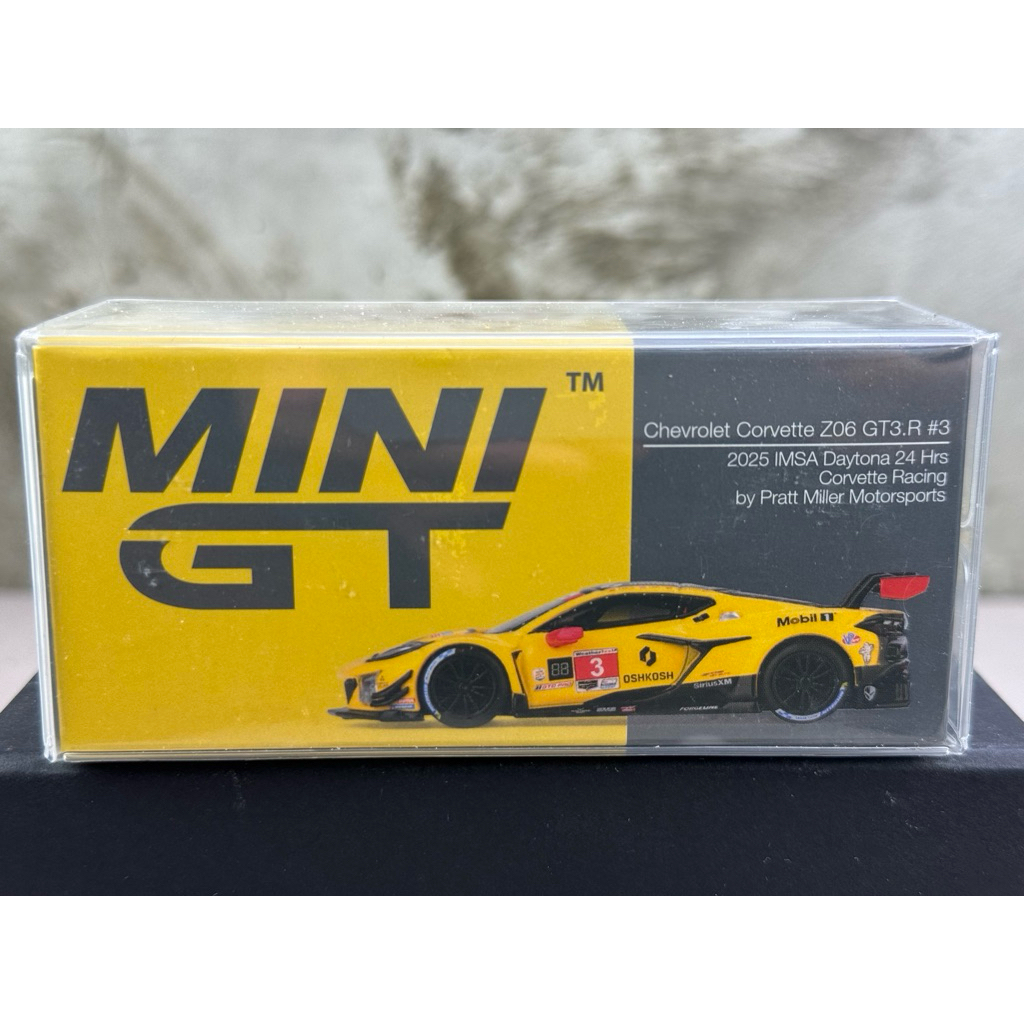 ▫️Chevrolet Corvette Z06 GT3.R #3 by Pratt Miller Motorsports 2025 IMSA MGT01168 #1168 Scale 1:64 ยี