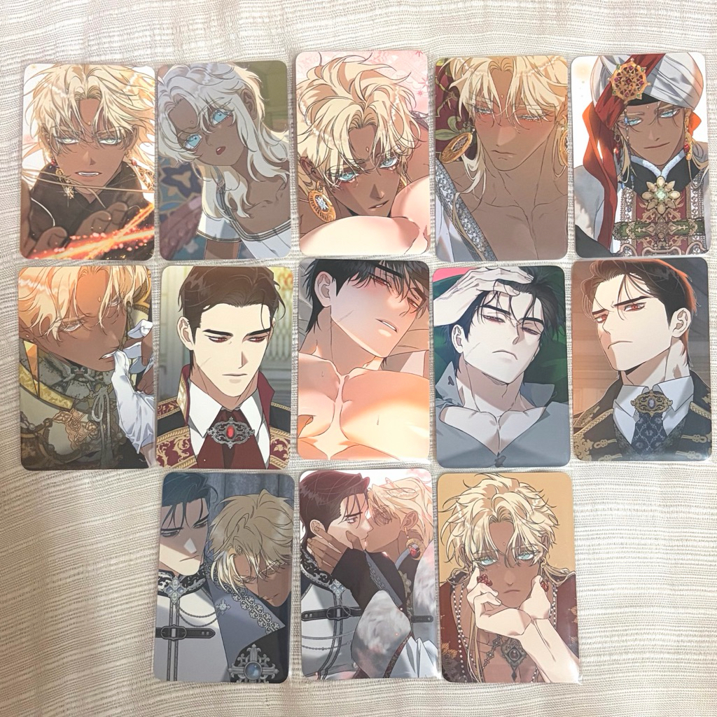 [พร้อมส่ง] Photocard Blossom of the White Night บุปผาใต้คืนตะวันฉาย การ์ด taro lenti manhwa Lezhin B