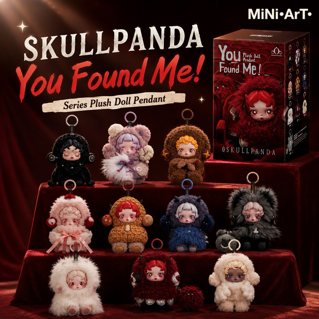 SKULLPANDA You Found Me! Series Plush Doll Pendant ( พร้อมส่งใน🇹🇭 )