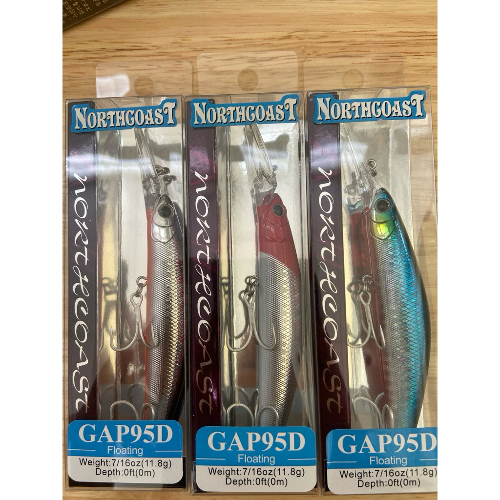 เหยื่อปลอม Northcoast GAP95D มี3สีให้เลือก