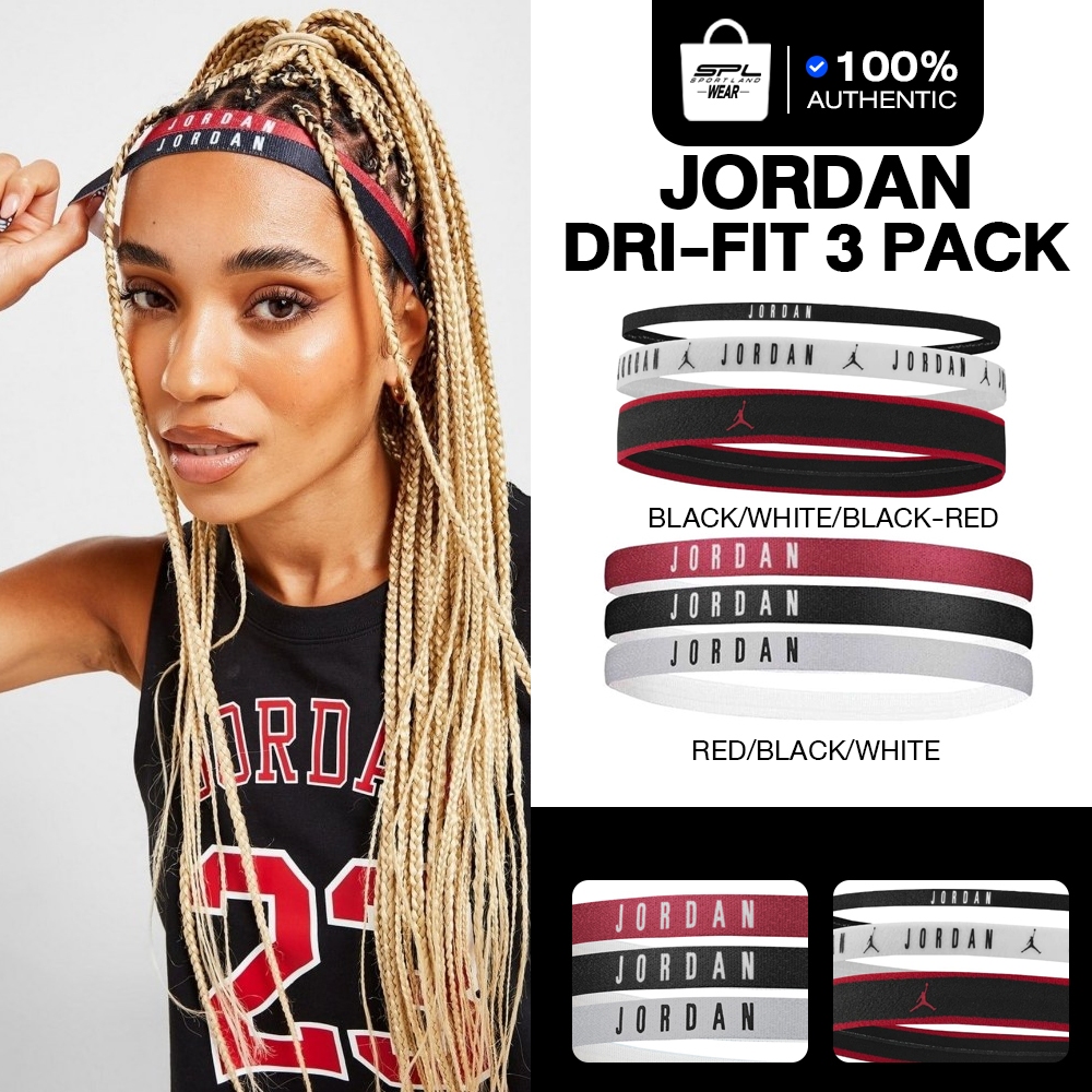 Nike Collection ไนกี้ ผ้ารัดศีรษะ ผ้าคาดผม (3 ชิ้น) Jordan Headbands 3PK J.000.3599.626 / J.100.7583.036
