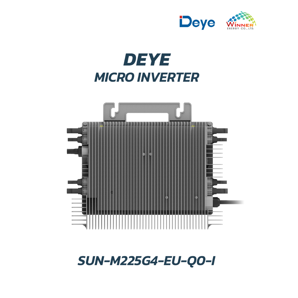 DEYE - MICRO INVERTER รุ่น SUN-M225G4-EU-Q0-I