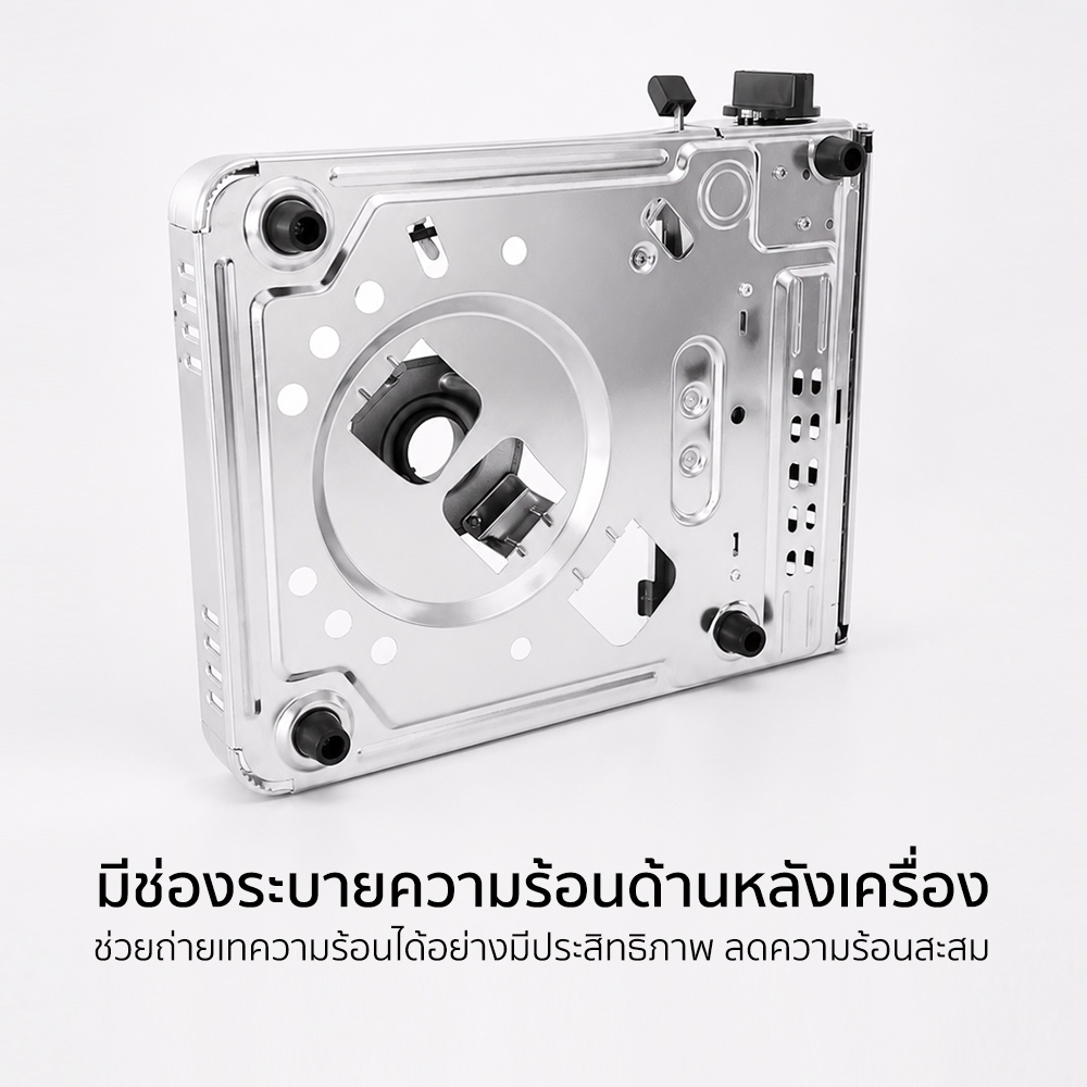 AIKO AK-400S + AL103   เตาแคมป์ปิ้งสแตนเลส 2.6 KW. พร้อม ALTA/AIKO แก๊สสามกระป๋อง แก๊ส เตาแก๊สปิคนิค รูปที่ 4