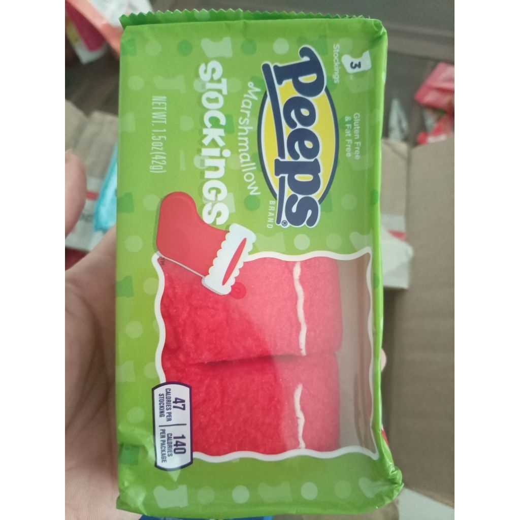 พร้อมส่ง ขนมUSA ดังมากในASMRเกาหลี มาร์ชเมลโล่ยี่ห้อ Peeps