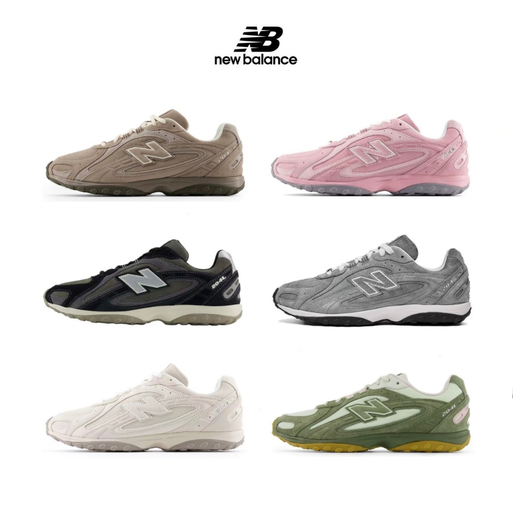 รองเท้า NB204L หนังกลับซูเอด วัสดุพรีเมียม สัมผัสดี ทนทานต่อการสึกหรอ