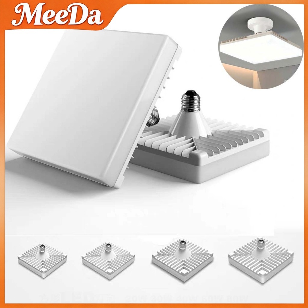 MeeDa โคมไฟเพดาน Led สี่เหลี่ยม ไฟเพดานบ้าน led E27  50W 80W 120W สําหรับห้องนอน ห้องนั่งเล่น ระเบีย
