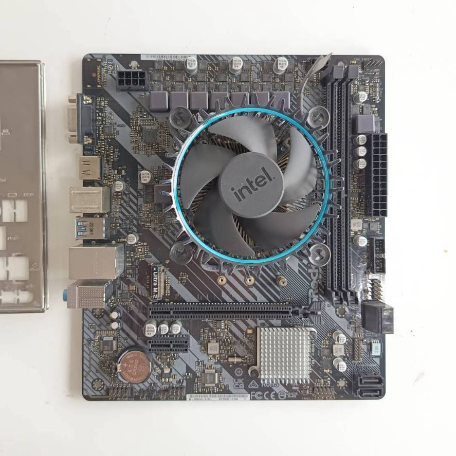 CPU  Core i5  12400F  2.50GHz + M/B  ASROCK  H610M - HVS  DDR 4  ประกัน  2  เดือน