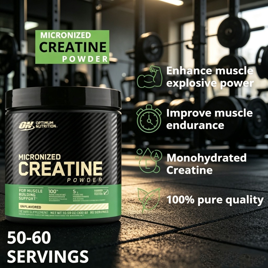 Optimum Nutrition Micronized Creatine 360G – Blueberry Lemonade