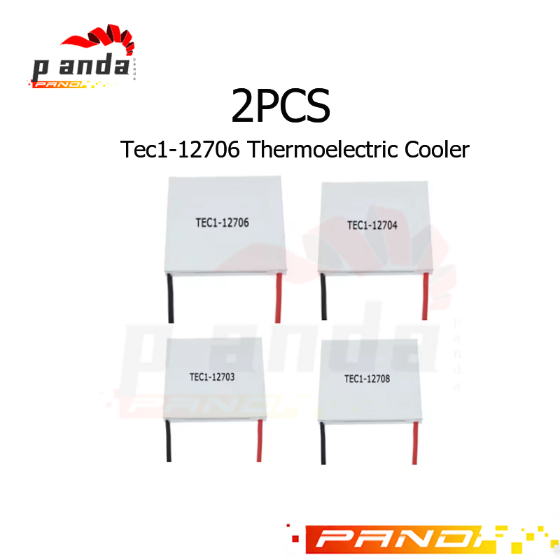 2PCS TEC1-12706 12V 60W เทอร์โมอิเล็คทริก เพลเทีย แผ่นทำความเย็น