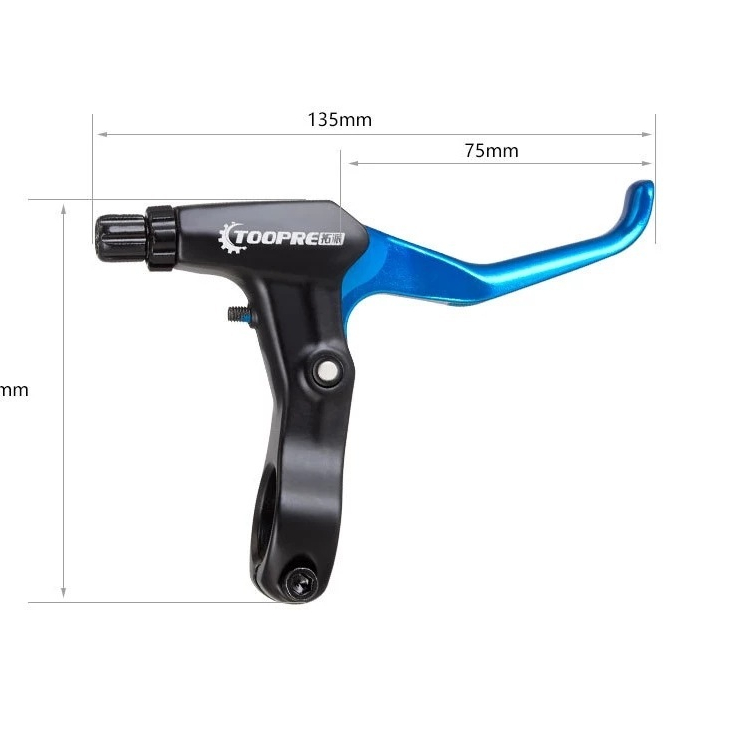 TOOPRE มือเบรกจักรยาน อลูมิเนียม 1 คู่ แคลมป์ 22.3mm สำหรับ MTB รถพับ V-Brake Mechanical Disc — صورة 6
