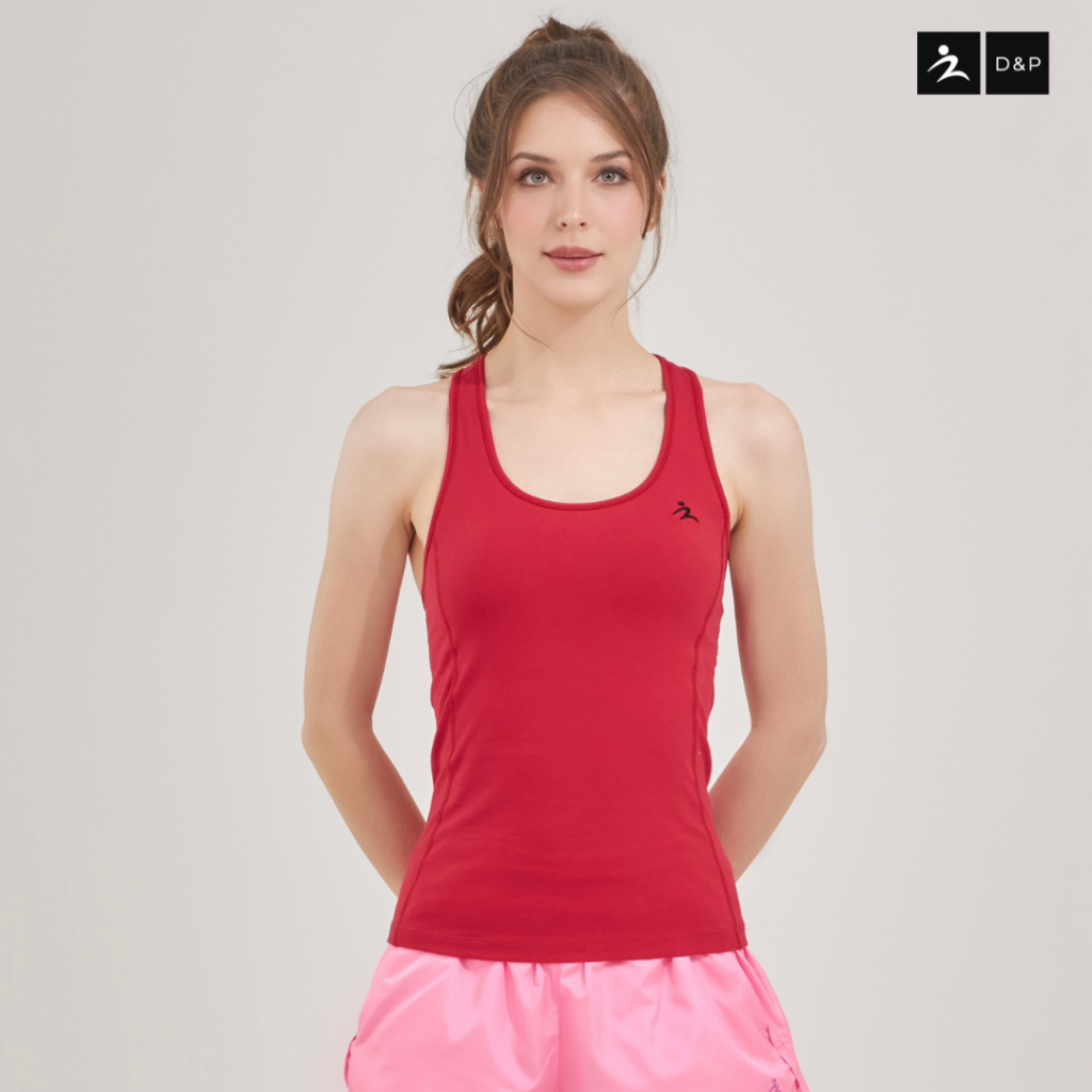 D&P Sport  Tank | Clearance | D-7419 เสื้อกล้าม มีฟองน้ำ ถอดซักได้ ระบายอากาศได้ดี