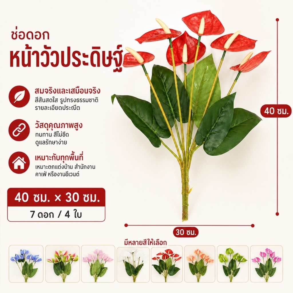 หน้าวัวประดิษฐ์จากงานพิมพ์ 3 มิติ – ไม้ประดับสำหรับตกแต่งบ้านและงานแต่งงาน