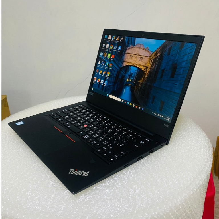โน๊ตบุ๊คมือสอง Notebook Lenovo E490 Core i5gen8 (RAM:8GB/M2 SSD:256GB) ขนาด14" Full hd