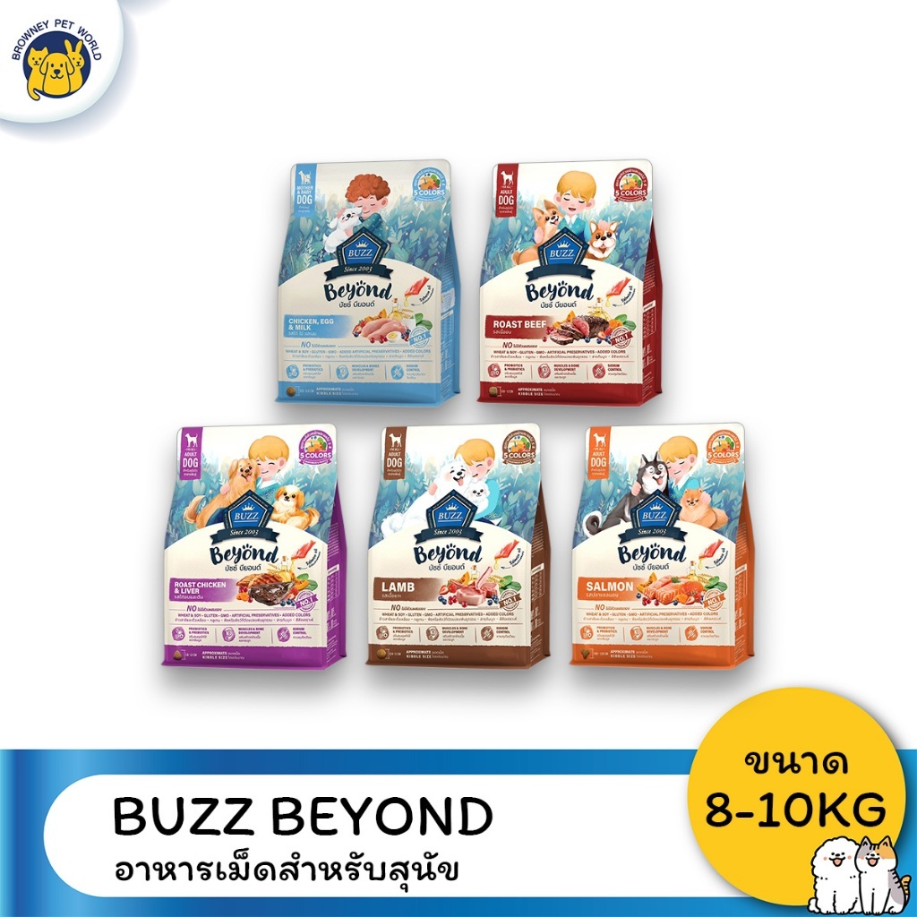 Buzz Beyond บัซซ์ บียอนด์ อาหารสุนัขเกรดพรีเมียม 10 KG