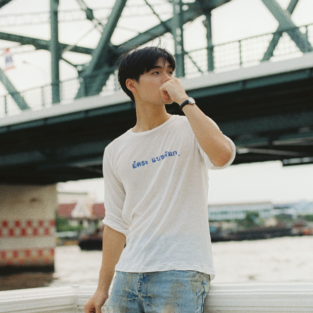 เสื้อเเขนยาวสกรีน อัคระ เเบงค็อก (รุ่นพิเศษผ้าบาง)