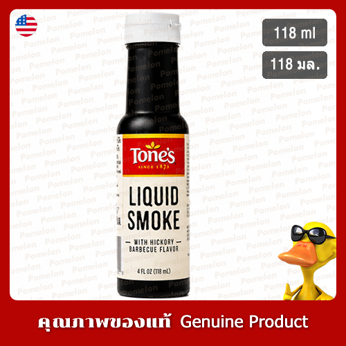 โทนสซน้ำสโมคเหลวรสบาร์บีคิวฮิคกอรี่ 118 มล. - Tones Liquid Smoke With Hickory Barbecue Flavor Sauce 118ml