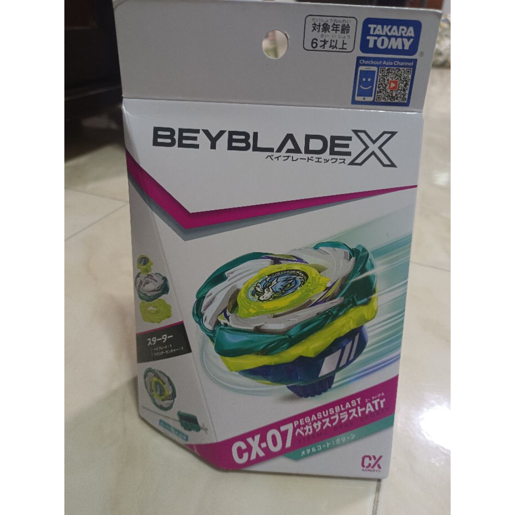 Takara Tomy Beyblade X CX-07 Starter Pegasus Blast ATr