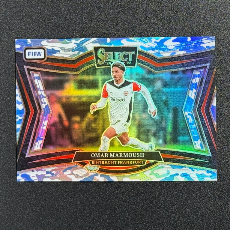 RUN /135 Omar Marmoush Field Level Camo Panini Select Fifa #241