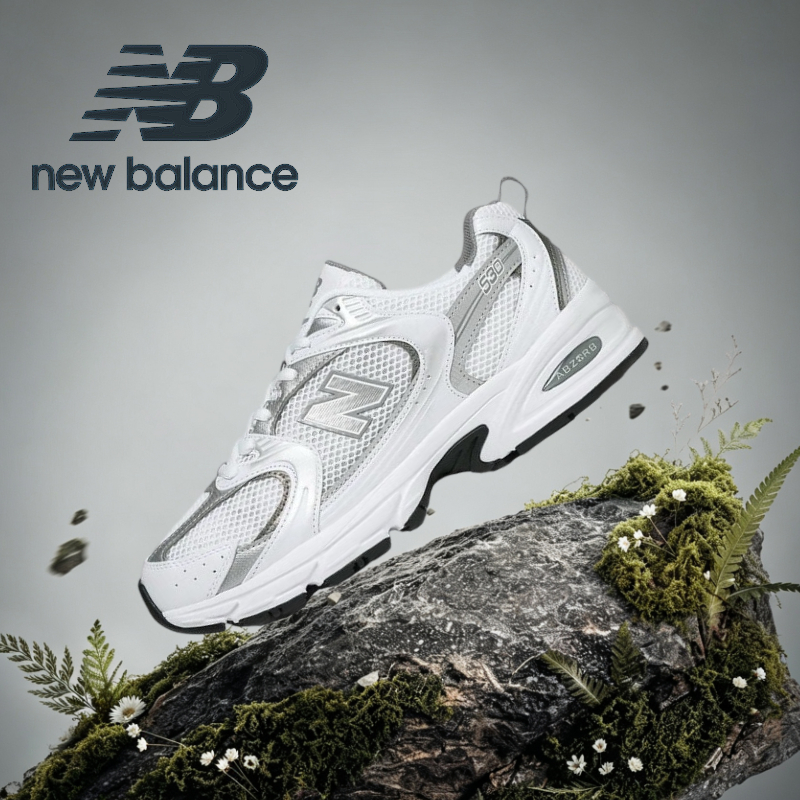 ★รับประกันของแท้★ New Balance NB 530 white Low Sneakers MR530AD