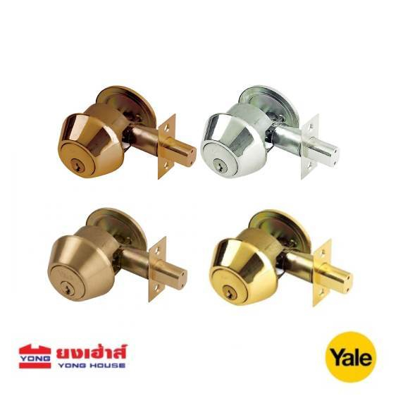 YALE กุญแจเสริมความปลอดภัย รุ่น DB-V8111US11 AC สีทองแดงรมดำ รุ่น DB-V8111US32D SS สีสแตนเลส