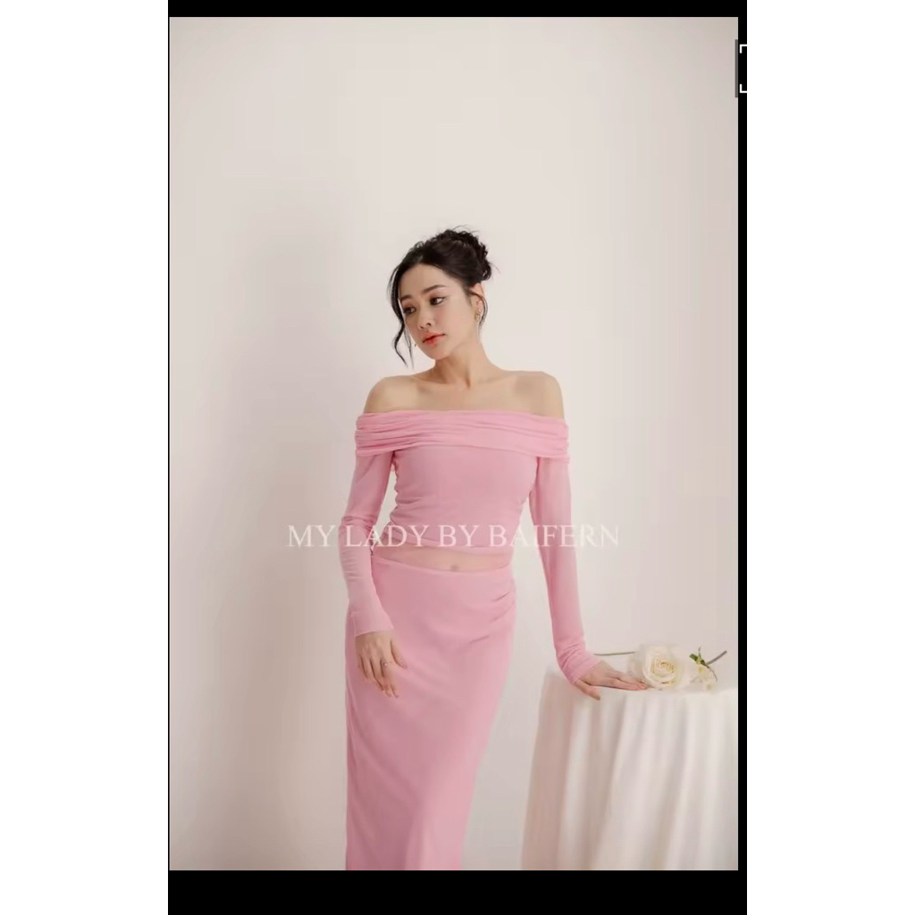 ส่งต่อชุดเดรสไปงานแต่ง ชุดออกงาน MY LADY BY BAIFERN - ML0508