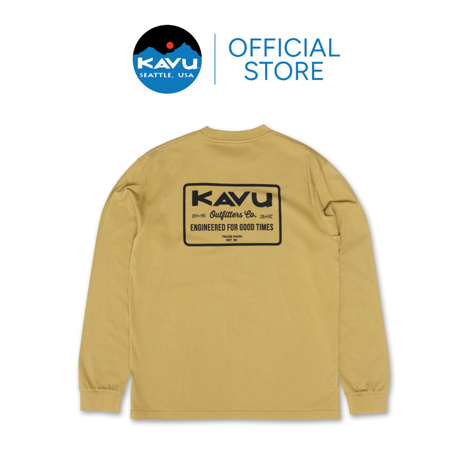 KAVU تيشيرت بأكمام طويلة LS Engineered